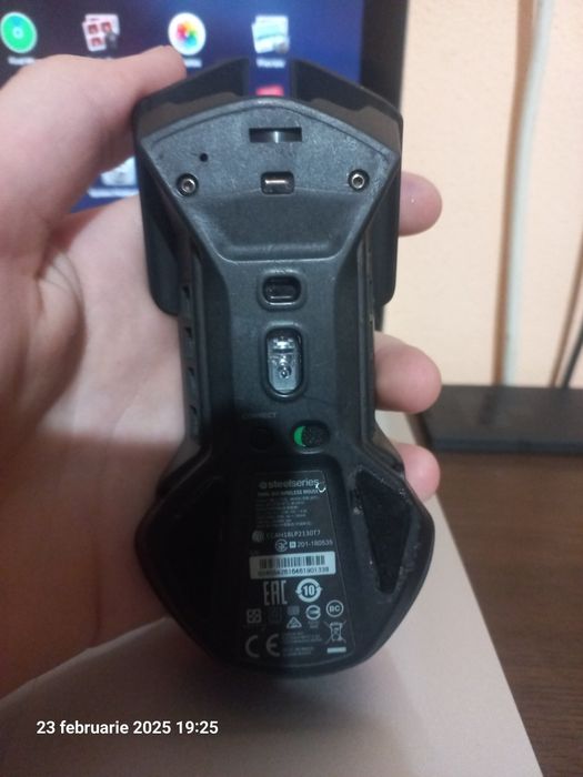 Moise de gaming Wireless STEELSERIES Rival 650 Dual Mode 1200dip negru