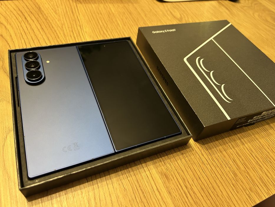 Samsung Galaxy Z Fold7, 12GB RAM, 256GB, 5G, Blue Shadow , Cutie