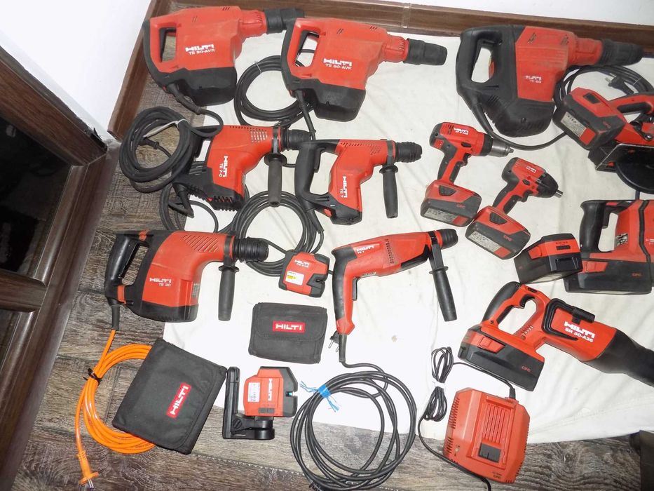 Scule Hilti functionale  TE 50/60 , Te 7/7C , Te 30 , Laser PM 2-LG