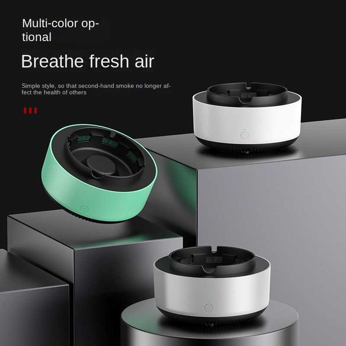 Scrumiera Electrica cu Purificare Aer si Auto-Stingere, USB, FABRILUX®