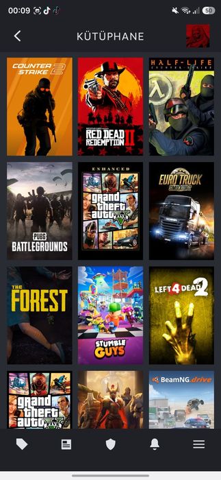 Steam аккаунт с играми