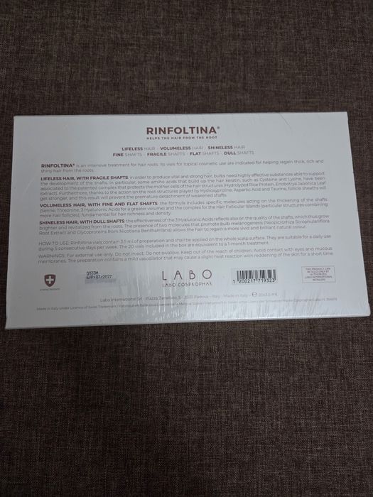 RINFOLTINA tratament par femei