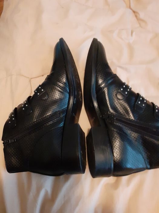 Geox gheata piele lac matlasata 36/41 piele naturala si tinte