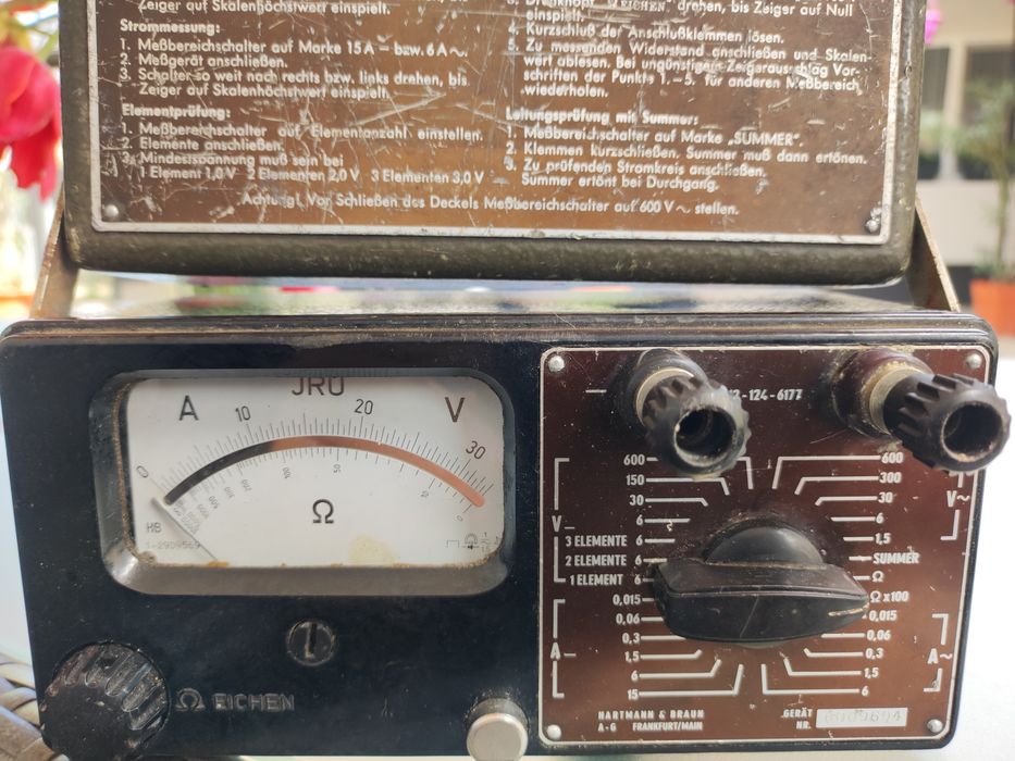 Aparat de măsură vintage 1960