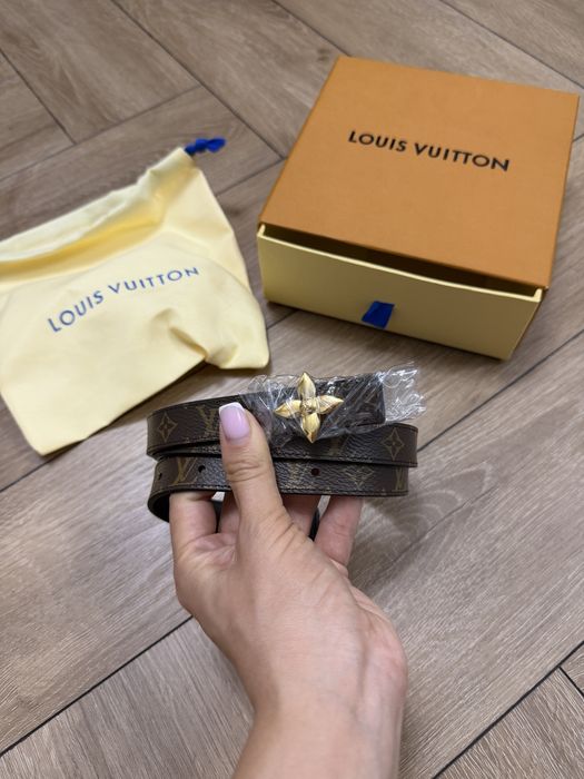 Ремень LV Louis Vuitton двусторонний 15 мм