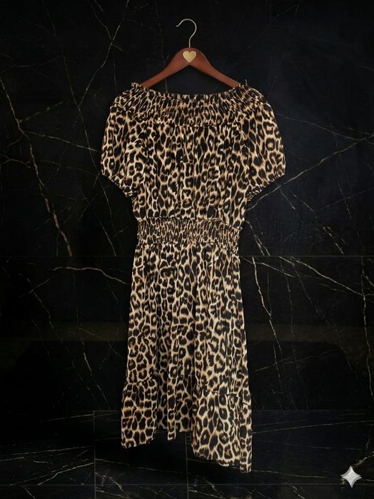 Rochie scurta animal print