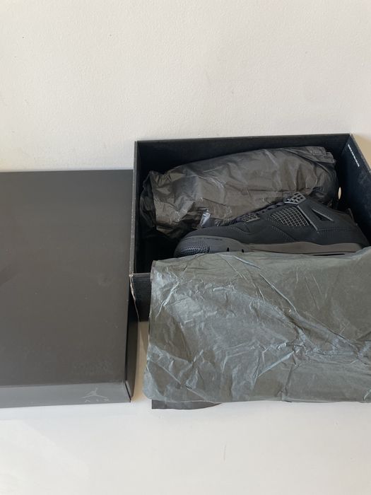 Air Jordan 4 Retro Black Cat Graphit Canvas Thunder