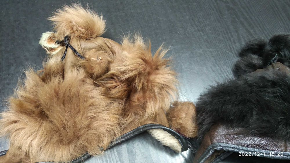 Шапка за дете от агнешка кожа. 2-5 години