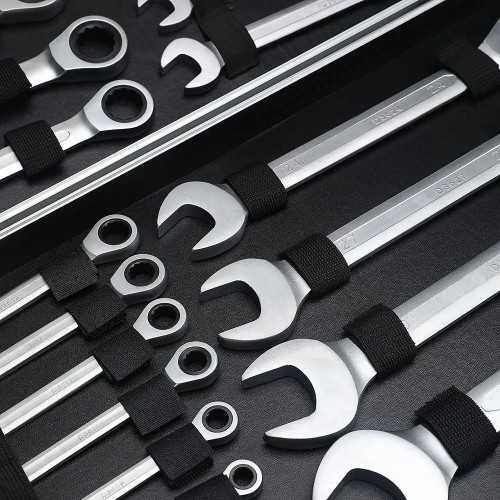 Звездогаечни тресчотчни ключове Stahlmayer 6-32mm в куфар 22ч.