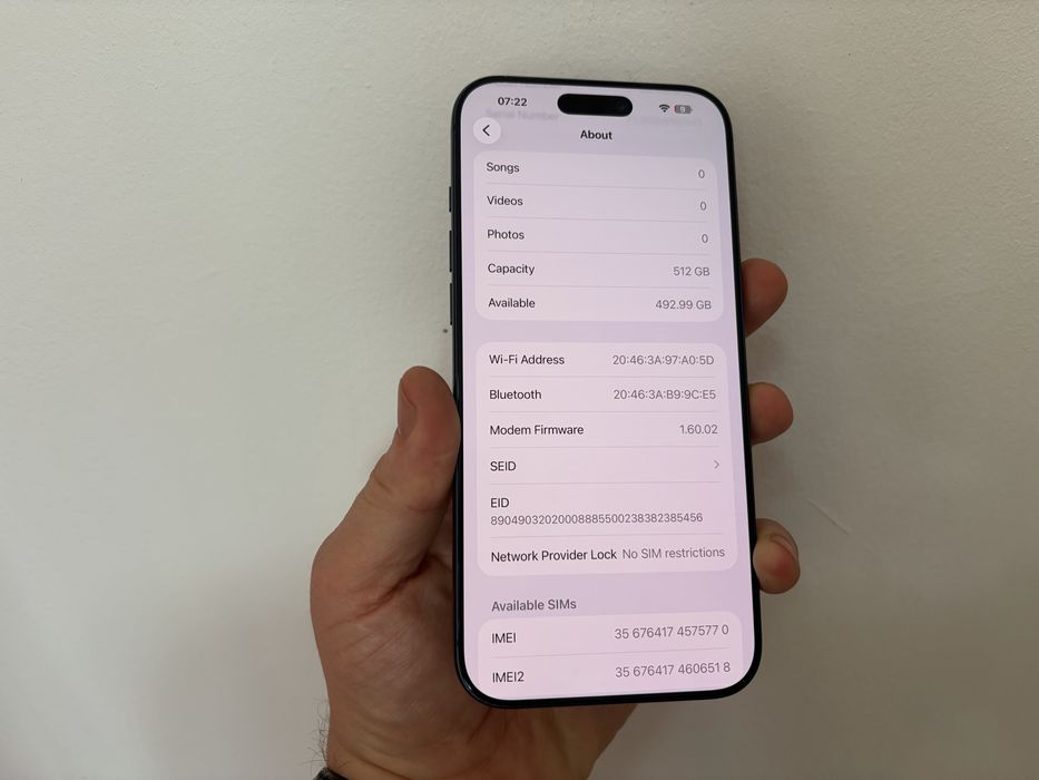 Iphone 17 Pro Max, 512GB, Deep Blue,