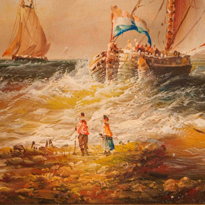 Картина парусники