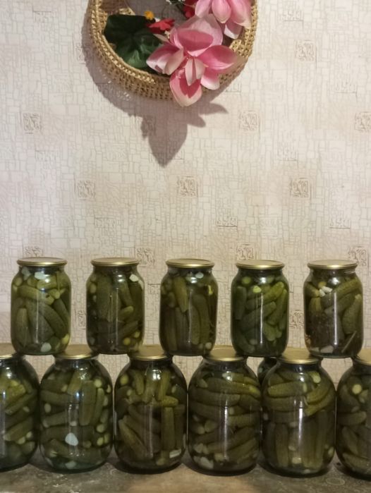Продам домашние разносолы, огурцы солёные,