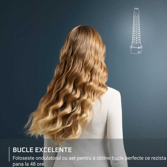 Perie multifunctionala cu aer cald Rowenta Air Shape UB9820E0