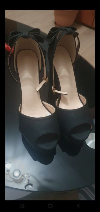 Sandale negre de eveniment