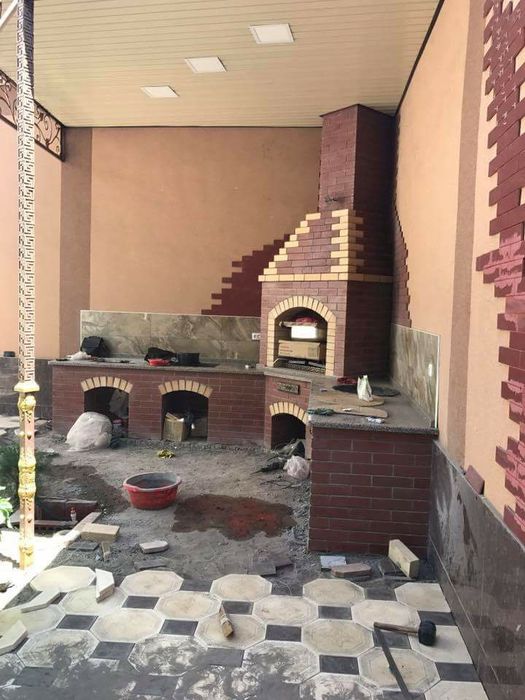 СТРОИТЕЛЬСТВО Летние кухни. Очаги. Барбекю