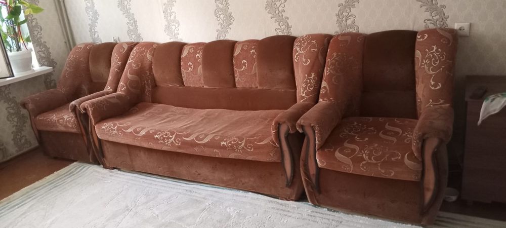 Диван с 2 креслами