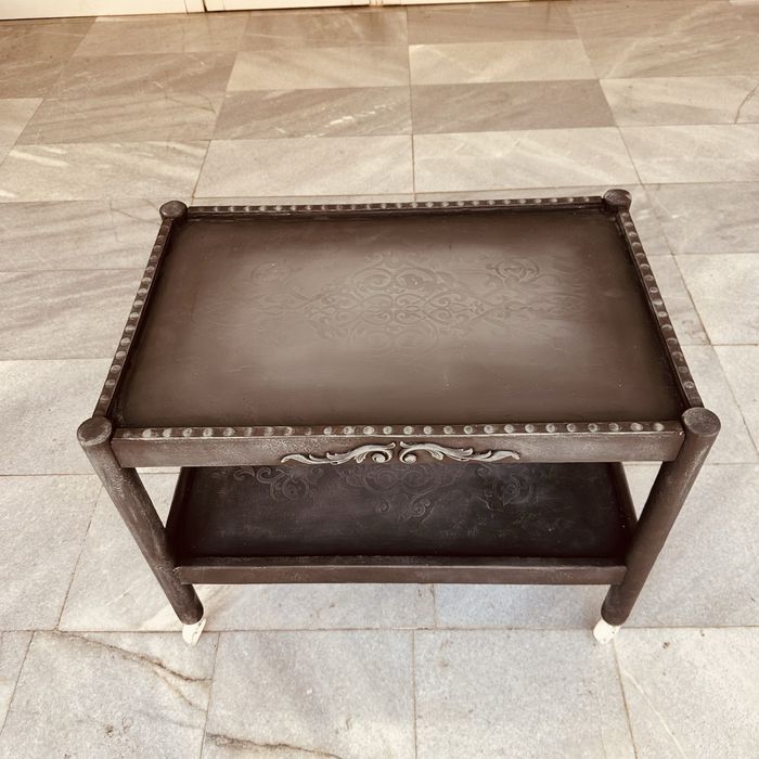 Винтидж сервираща маса на колелца – Art Deco, 30–40-те години