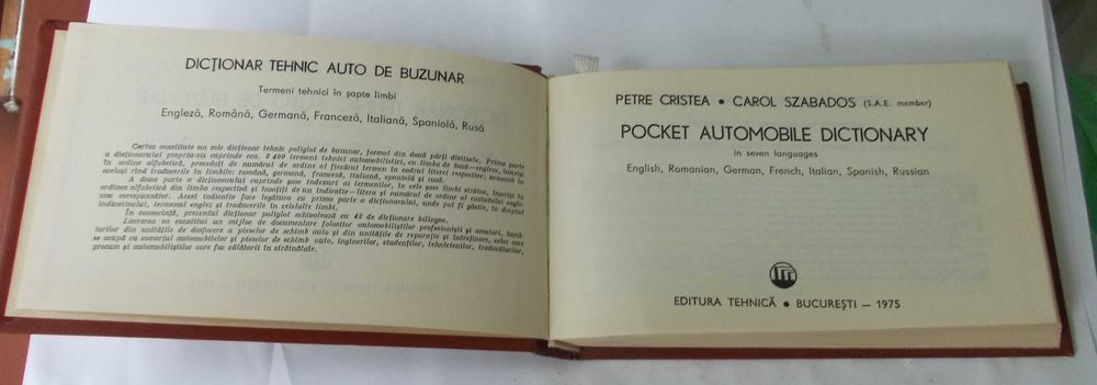 Dictionar tehnic auto 1975