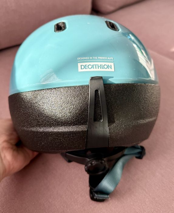 Cască schi/săniuș 2 în 1 Turcoaz Copii 44 / - 49 cm - 2XS