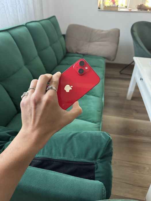 iPhone 14 64gb, Product Red, liber de rețea, sănătate baterie 84%, full box