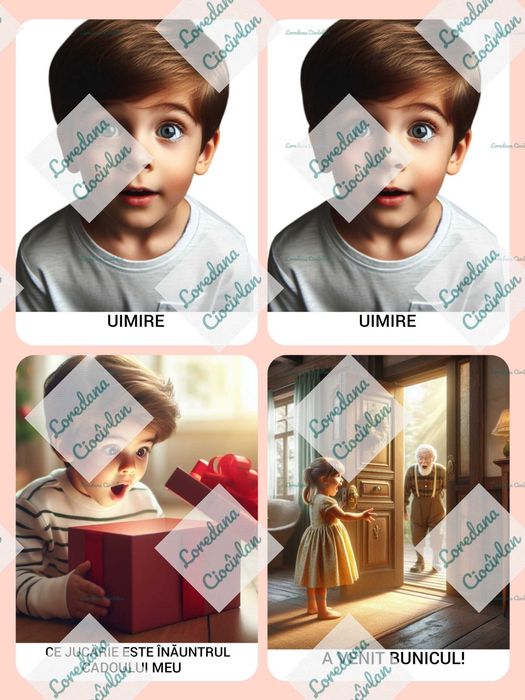 Materiale educationale de vânzare-cartonașe și planșe