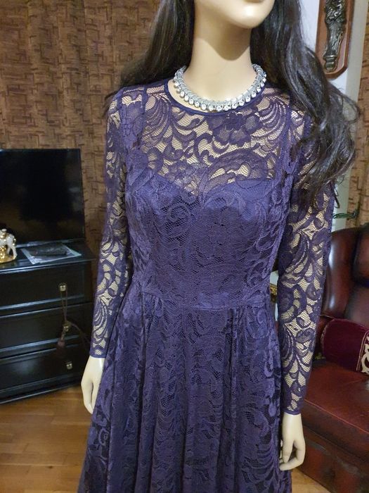 Rochie dantela mov