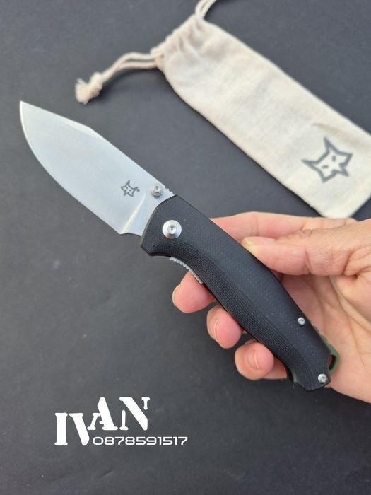 Сгъваем нож FOX-FX-523 Black G10