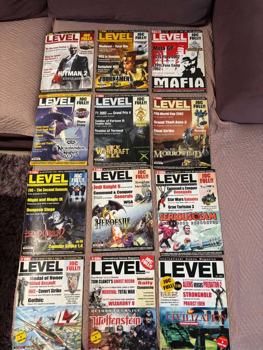 Vand Reviste Level editii 2001 - 2005