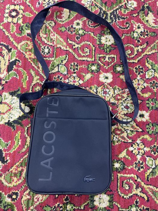 Мужская сумка,через плечо,синий Lacoste