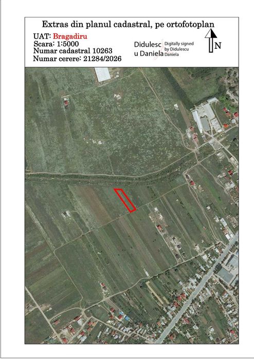 Vand teren intravilan construibil Bragadiru Str. Curcubeului