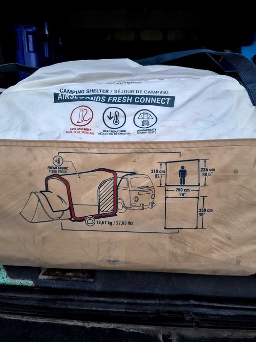 Шатра надуваема/vorzelt/декатлон