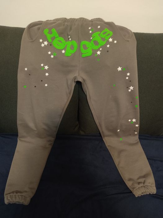 Pantaloni sp5der slate grey