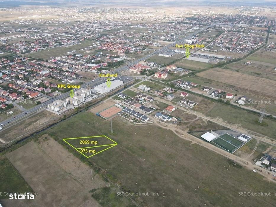 Teren de Servicii + Zonă Verde Locație Excelentă Comision 0%