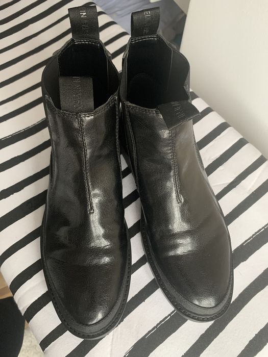 Ghete piele Calvin Klein