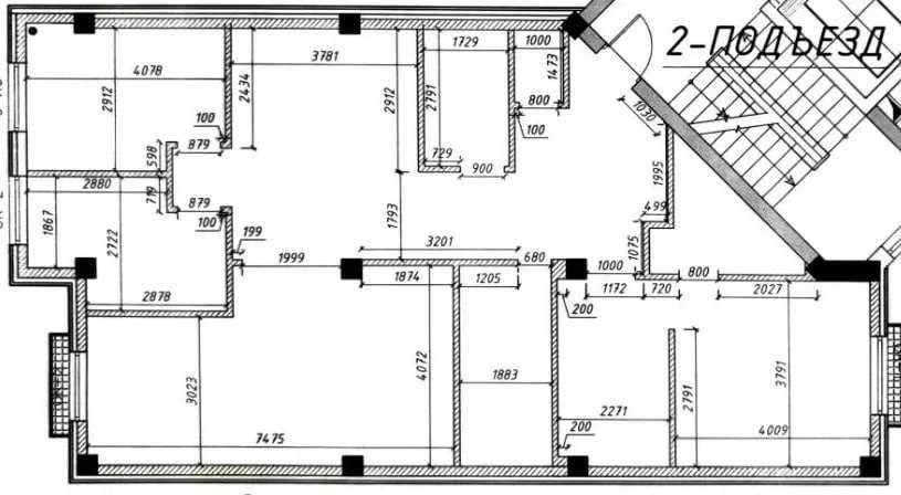 СРОЧНО‼️Comfort House 4комн/5/10 коробка 130м2‼️метро Юнусабад‼️