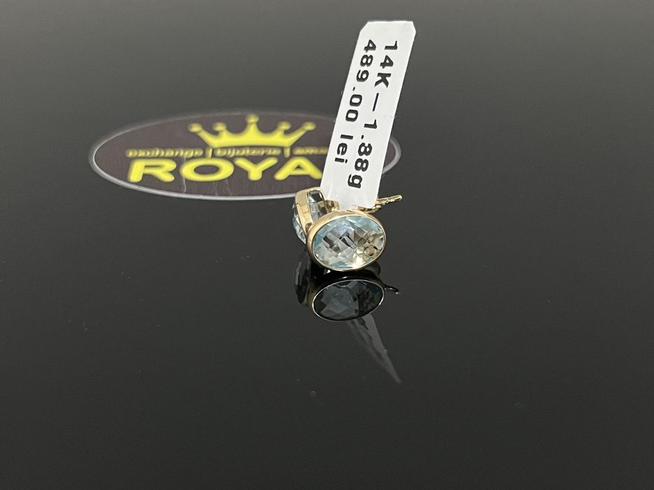 Bijuteria Royal CB : Cercei dama aur 14k 585   1,38 gr
