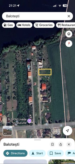 Inchiriere teren Balotesti