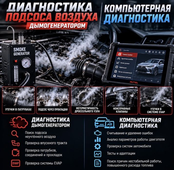 Компьютерная диагностика | Дымогенератор