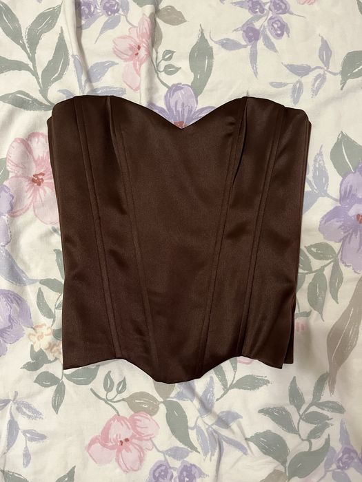 Корсет коричневый