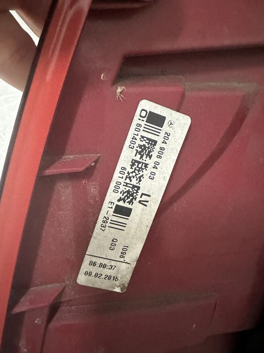 Стопове Mercedes W204 C-Class facelift Мерцедес Ц-Клас LED Перфектни