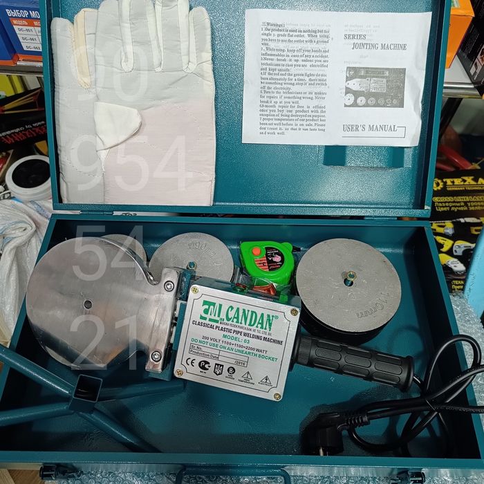 Утюг для пайки пластиковых труб Ф110 дазмол