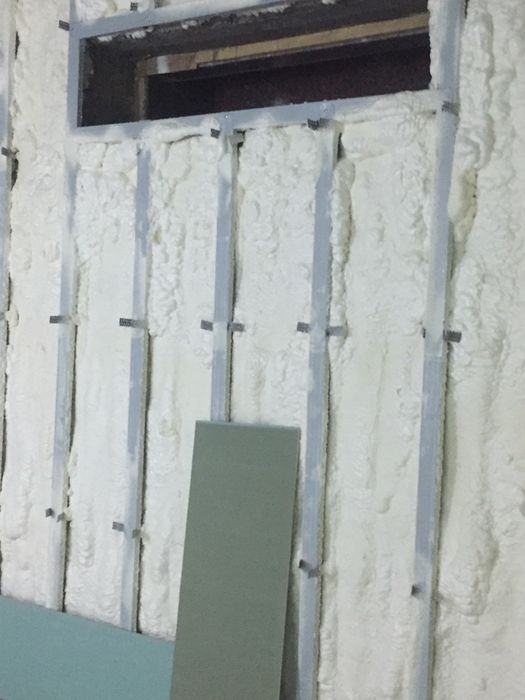 Утепление пенополиуретаном. Pena sepish. Пена сепиш