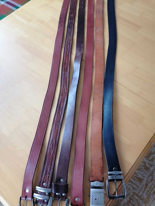 Мъжки колани  ест.кожа