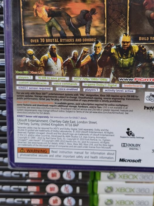 Joc/jocuri Kinect Fighters Uncaged Xbox360  original