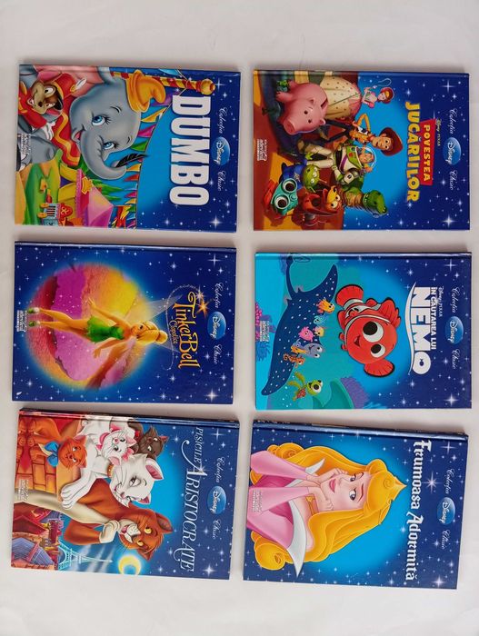 Cărți de povești pentru copii ilustrate, colecția Disney