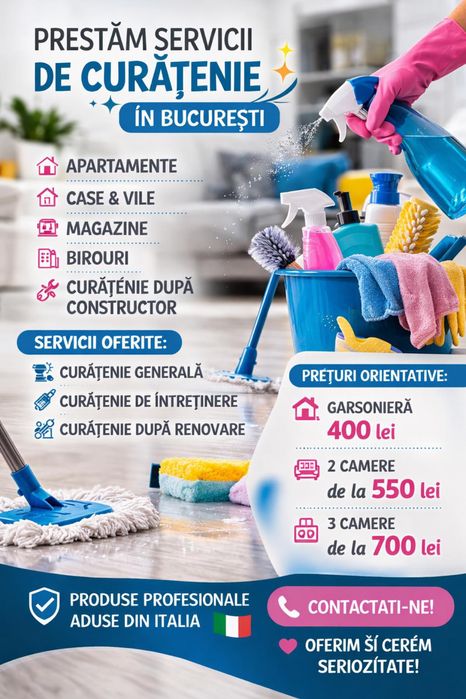 Curățenie la Domiciliu București