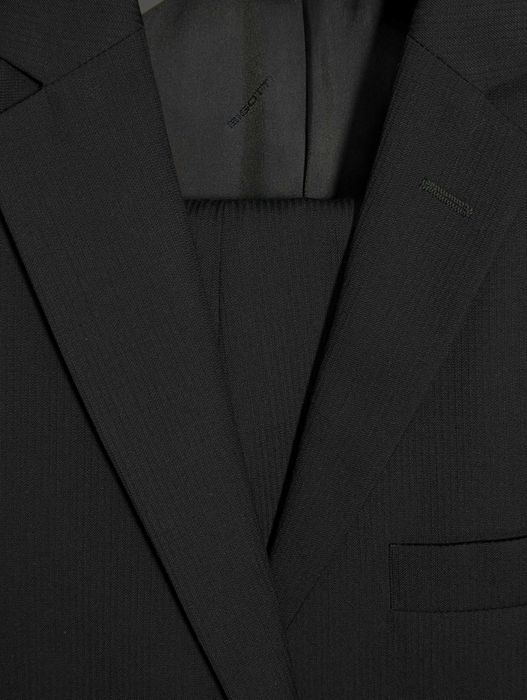 Costum Bigotti, Merlin, Marime 48, Talie I, negru, 100% lana