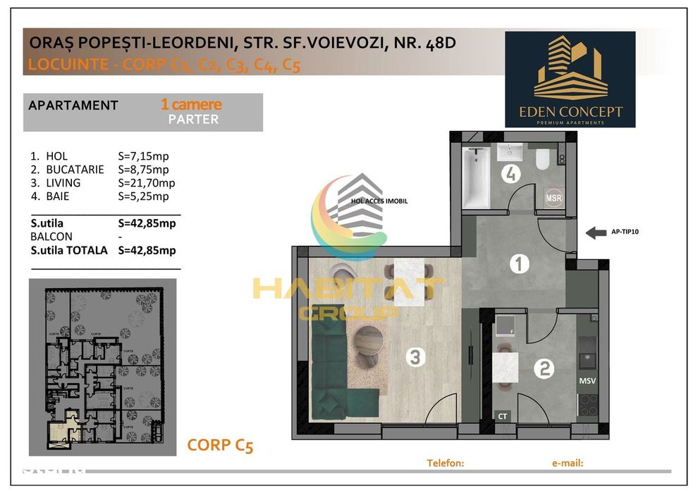 Apartament – Popesti-Leordeni - Vedere 3