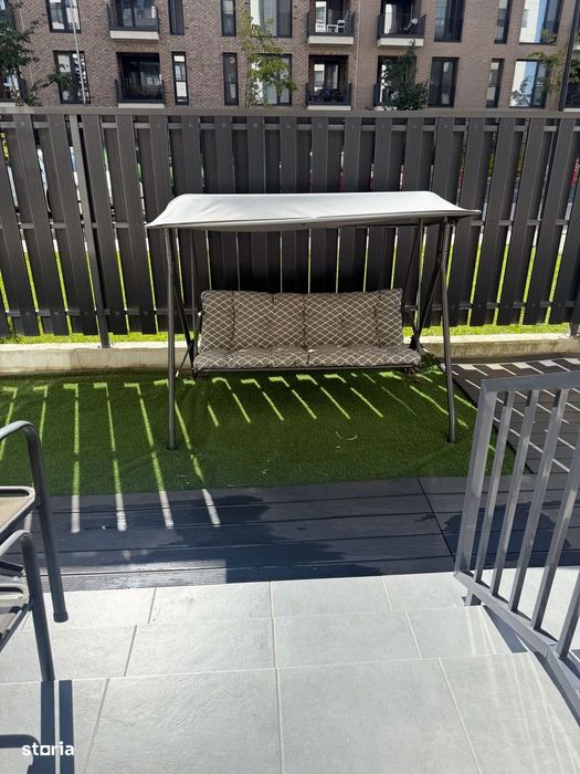 Pipera : Apartament cu 2 camere,la parter cu gradina!