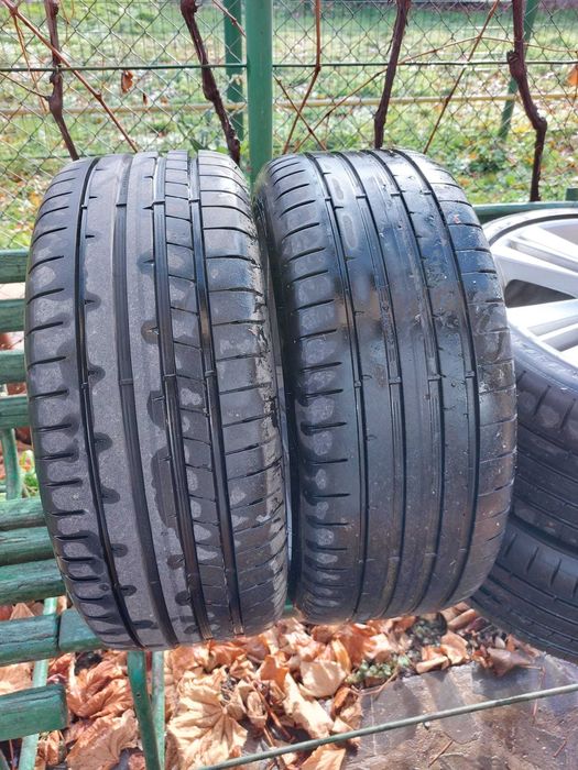 Jante aliaj R18 skoda octavia cu anvelope DUNLOP vara 225 40 ZR18